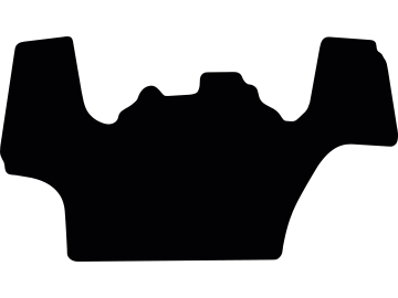Fußmatte aus Gummi, schwarz, für Ford New Holland Traktor Serie T4, ab Bj. 12 Fußmatte aus Gummi, schwarz, für Ford New Holland Traktor Serie T4, ab Bj. 12