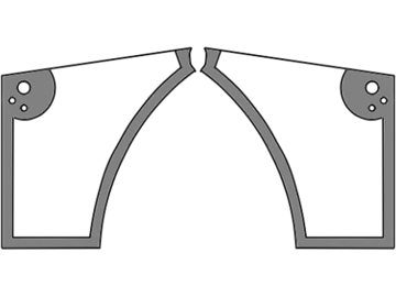 Türscheibe, grün, unten links/rechts, Siebdruck, für Case IH JX55-JX95-Kabine JX, Ford New Holland TD 55D-TD 95D-Kabine TDD Türscheibe, grün, unten links/rechts, Siebdruck, für Case IH JX55-JX95-Kabine JX, Ford New Holland TD 55D-TD 95D-Kabine TDD