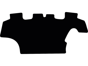 Fußmatte aus Gummi, schwarz, für Ford New Holland Traktor Serie T5, mit Autocommand, ab Bj. 19 Fußmatte aus Gummi, schwarz, für Ford New Holland Traktor Serie T5, mit Autocommand, ab Bj. 19