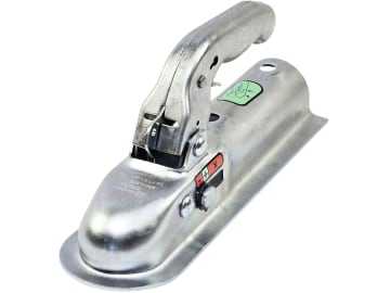 Albe Kugelkupplung "EM 80 R", Ausführung F, Zul. Gesamtgewicht 800, Stützlast 75 kg, für Zugstange 60 mm, rund Albe Kugelkupplung "EM 80 R", Ausführung F, Zul. Gesamtgewicht 800, Stützlast 75 kg, für Zugstange 60 mm, rund
