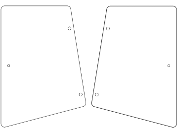 Seitenscheibe, grün, links/rechts, für Claas Ares RX + RZ, Ares 6- und 7-Serie RX + RZ, Atles RZ-Kabine Seitenscheibe, grün, links/rechts, für Claas Ares RX + RZ, Ares 6- und 7-Serie RX + RZ, Atles RZ-Kabine