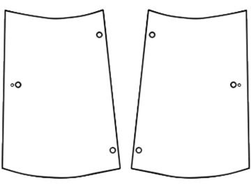 Eckscheibe, grün, hinten links/rechts, für Fendt Farmer 307–312, 309 Vario–313 Vario, 409-415, Favorit 509–926, 916-930, F 370 GT/F 380 GT Eckscheibe, grün, hinten links/rechts, für Fendt Farmer 307–312, 309 Vario–313 Vario, 409-415, Favorit 509–926, 916-930, F 370 GT/F 380 GT