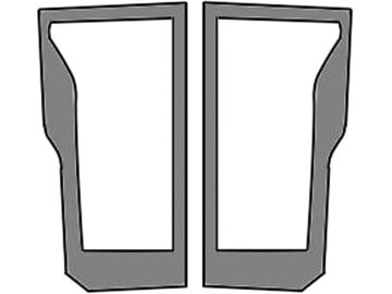 Frontscheibe, grün, unten links/rechts, geklebt, Siebdruck, für Case IH JX70U, JX90U, JX1070U-JX1100U, Ford TL70-TL100, 4635-7635, Ford New Holland TLA70A-TLA100A Frontscheibe, grün, unten links/rechts, geklebt, Siebdruck, für Case IH JX70U, JX90U, JX1070U-JX1100U, Ford TL70-TL100, 4635-7635, Ford New Holland TLA70A-TLA100A
