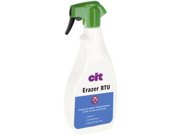 Cit Desinfektionsmittel "Erazer RTU" 1 l für die Flächendesinfektion im Stall, Haus und auf Gewebe, 299310 Cit Desinfektionsmittel "Erazer RTU" 1 l für die Flächendesinfektion im Stall, Haus und auf Gewebe, 299310