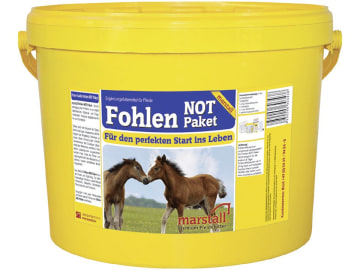 marstall® Fohlen-Not-Paket Kolostral- und Folgemilchpulver für Fohlen in der ersten Lebenswoche 5 kg Eimer marstall® Fohlen-Not-Paket Kolostral- und Folgemilchpulver für Fohlen in der ersten Lebenswoche 5 kg Eimer