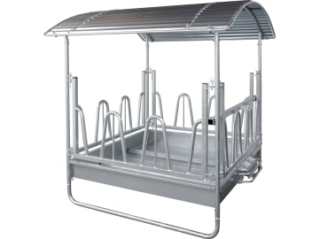 Kerbl Viereckraufe "Standard" 230 x 230 x 250 cm, mit 12 Fressplätzen für Rinder und Pferde, 291289 Kerbl Viereckraufe "Standard" 230 x 230 x 250 cm, mit 12 Fressplätzen für Rinder und Pferde, 291289