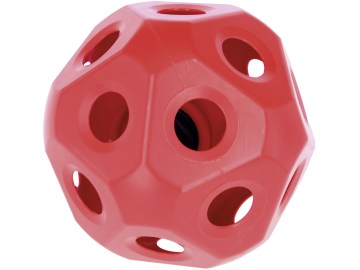 Kerbl Futterspielball "HeuBoy" rot Kunststoff UV-beständig, 19 Fressöffnungen á 70 mm, 3210386 Kerbl Futterspielball "HeuBoy" rot Kunststoff UV-beständig, 19 Fressöffnungen á 70 mm, 3210386