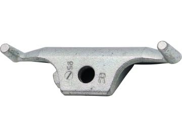 Pöttinger Zinkenbefestigung rechts, 130 mm, für Zinkenarm Kreiselheuer Hit, 610.102 Pöttinger Zinkenbefestigung rechts, 130 mm, für Zinkenarm Kreiselheuer Hit, 610.102