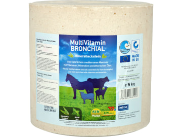 S.I.N. HELLAS MultiVitamin BRONCHIAL Mineralleckstein Mineralleckstein für Pferde zur Unterstützung bei Atemwegsproblemen 5 kg Leckstein S.I.N. HELLAS MultiVitamin BRONCHIAL Mineralleckstein Mineralleckstein für Pferde zur Unterstützung bei Atemwegsproblemen 5 kg Leckstein