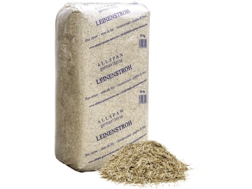 Allspan German Horse Leinenstroh Einstreu für Kleintiere und Pferde 20 kg Ballen Allspan German Horse Leinenstroh Einstreu für Kleintiere und Pferde 20 kg Ballen