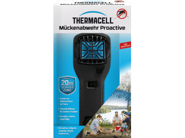 Thermacell Mückenabwehr Proactive für 12 Stunden Schutz, 1 St. inkl. 3 Wirkstoffplättchen und 1 Gaskartusche für 20m² 1 St. Thermacell Mückenabwehr Proactive für 12 Stunden Schutz, 1 St. inkl. 3 Wirkstoffplättchen und 1 Gaskartusche für 20m² 1 St.