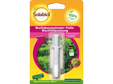 Solabiol Buchsbaumzünsler-Falle Nachfüllpackung Pheromon für bis zu 180 m² 1 St. Solabiol Buchsbaumzünsler-Falle Nachfüllpackung Pheromon für bis zu 180 m² 1 St.