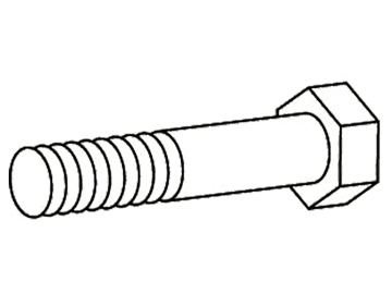 Walterscheid Sechskantschraube DIN 931; ISO 4014 M 10 x 60, für Scherbolzenkupplungen FKB61/20, 1020454 Walterscheid Sechskantschraube DIN 931; ISO 4014 M 10 x 60, für Scherbolzenkupplungen FKB61/20, 1020454
