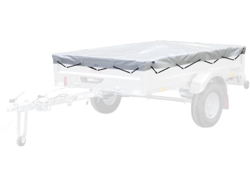 Pongratz Flachplane mit eingezogenen Gummibändern, für PKW-Anhänger "Pongami PFA 185 U", 21870 Pongratz Flachplane mit eingezogenen Gummibändern, für PKW-Anhänger "Pongami PFA 185 U", 21870