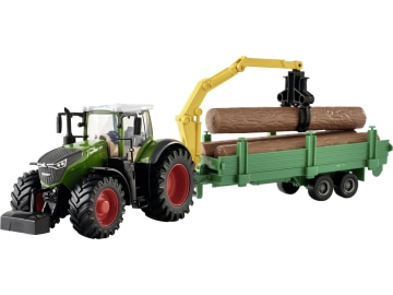 Fendt Modell "1050 Vario" mit Holzanhänger, Kunststoff, X991019091000 Fendt Modell "1050 Vario" mit Holzanhänger, Kunststoff, X991019091000
