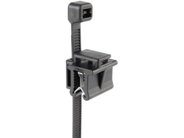 Herth + Buss Kabelbinder "Edge Clip" 200 x 4,8 mm, schwarz, Seitenwand, Witterungs- und Hitzebeständig, 50 266 530 Herth + Buss Kabelbinder "Edge Clip" 200 x 4,8 mm, schwarz, Seitenwand, Witterungs- und Hitzebeständig, 50 266 530