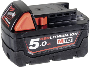 forstreich Akku "Milwaukee M 18 B5" 18 V/5 Ah, für Schlagschrauber Fällkeil "TR 300", 20-106-04 forstreich Akku "Milwaukee M 18 B5" 18 V/5 Ah, für Schlagschrauber Fällkeil "TR 300", 20-106-04