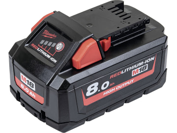 forstreich Akku "Milwaukee M 18 HB8" 18 V/8 Ah, für Schlagschrauber Fällkeil "TR 300", 20-106-19 forstreich Akku "Milwaukee M 18 HB8" 18 V/8 Ah, für Schlagschrauber Fällkeil "TR 300", 20-106-19