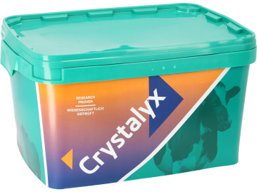 Crystalyx® Standard LIN Leckmasse für laktierende Milchkühe, Jungvieh, Mutterkühe und Mastrinder Leckmasse Crystalyx® Standard LIN Leckmasse für laktierende Milchkühe, Jungvieh, Mutterkühe und Mastrinder Leckmasse