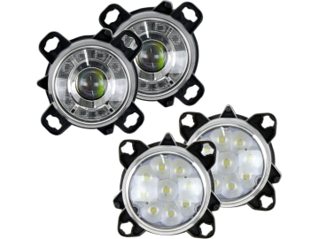 LED-Hauptscheinwerferset links/rechts 10 – 30 V 460 lm; 190 lm, Abblendlicht; Fernlicht, für Frontgrill Traktor Massey Ferguson MF 5000, 6000, 7000, 8000 LED-Hauptscheinwerferset links/rechts 10 – 30 V 460 lm; 190 lm, Abblendlicht; Fernlicht, für Frontgrill Traktor Massey Ferguson MF 5000, 6000, 7000, 8000