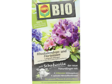 COMPO BIO Rhododendron- und Hortensien Langzeit-Dünger mit Schafwolle Langzeit-Dünger mit Schafwolle NPK 6+4+6 2 kg Schachtel COMPO BIO Rhododendron- und Hortensien Langzeit-Dünger mit Schafwolle Langzeit-Dünger mit Schafwolle NPK 6+4+6 2 kg Schachtel