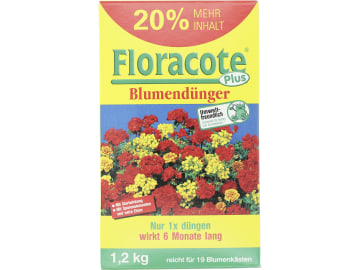 COMPO Floracote® Plus Blumendünger NPK 16+8+12 Langzeitdünger für Blumenkästen und -kübel 1,2 kg Schachtel COMPO Floracote® Plus Blumendünger NPK 16+8+12 Langzeitdünger für Blumenkästen und -kübel 1,2 kg Schachtel
