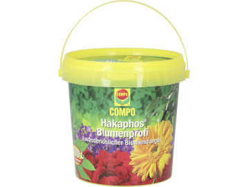 COMPO Hakaphos® Blumenprofi, wasserlöslicher Blumendünger NPK 11+14+17 wasserlöslicher Blumendünger 1,2 kg Kanister COMPO Hakaphos® Blumenprofi, wasserlöslicher Blumendünger NPK 11+14+17 wasserlöslicher Blumendünger 1,2 kg Kanister