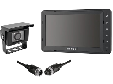 Brigade® Rückfahrsystem mit Kamera VBV-7000C, 7"-Monitor VBV-770HM, 20 m Kabel, 6111 Brigade® Rückfahrsystem mit Kamera VBV-7000C, 7"-Monitor VBV-770HM, 20 m Kabel, 6111