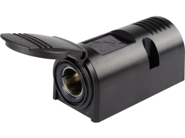 Herth + Buss Steckdose 1-polig, 12 – 24 V 16 A, Flachsteckanschluss, PC (Polycarbonat), mit Deckel, 51 306 545 Herth + Buss Steckdose 1-polig, 12 – 24 V 16 A, Flachsteckanschluss, PC (Polycarbonat), mit Deckel, 51 306 545