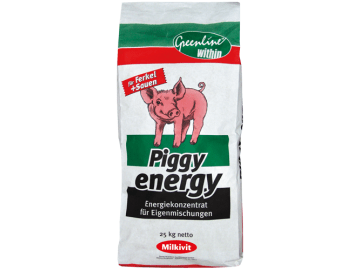 Milkivit Piggy Energy Energiekonzentrat für Zuchtsauen und Ferkel zur Aufwertung der Futtermischung Pulver 25 kg Sack GMO controlled (VLOG anerkannt) Milkivit Piggy Energy Energiekonzentrat für Zuchtsauen und Ferkel zur Aufwertung der Futtermischung Pulver 25 kg Sack GMO controlled (VLOG anerkannt)