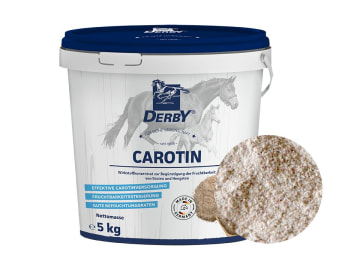 DERBY® Carotin für Zuchtstuten und Deckhengste zur Unterstützung der Verbesserung der Fruchtbarkeit 5 kg Eimer DERBY® Carotin für Zuchtstuten und Deckhengste zur Unterstützung der Verbesserung der Fruchtbarkeit 5 kg Eimer