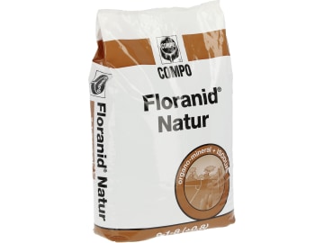 COMPO EXPERT Floranid® Natur granulierter, organisch-mineralischer, chloridarmer NPK 9+1+8 Dünger, mit ISODUR®, für Rasen, Baum, Strauch u. Blume 20 kg Sack COMPO EXPERT Floranid® Natur granulierter, organisch-mineralischer, chloridarmer NPK 9+1+8 Dünger, mit ISODUR®, für Rasen, Baum, Strauch u. Blume 20 kg Sack