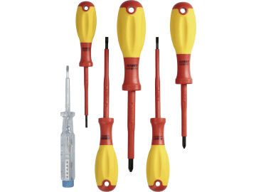 Hazet® Schraubendrehersatz Schlitz/Kreuzschlitz VDE, 6-teilig, 810/6VDE Hazet® Schraubendrehersatz Schlitz/Kreuzschlitz VDE, 6-teilig, 810/6VDE