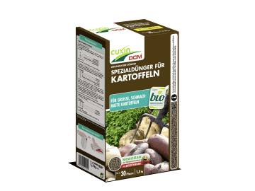 CUXIN DCM SPEZIALDÜNGER FÜR KARTOFFELN organischer, langzeitwirkender NPK-Dünger 5-4-15 1,5 kg Karton CUXIN DCM SPEZIALDÜNGER FÜR KARTOFFELN organischer, langzeitwirkender NPK-Dünger 5-4-15 1,5 kg Karton
