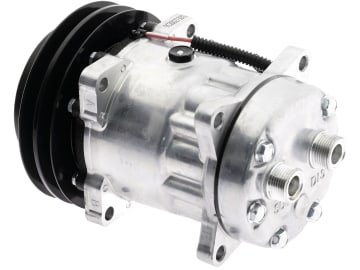 Klimakompressor 12 V mit Riemenscheibe Ø 152 mm, 2 Rippen, für Case IH, Ford New Holland, Mc Cormick, Steyr, 850874N Klimakompressor 12 V mit Riemenscheibe Ø 152 mm, 2 Rippen, für Case IH, Ford New Holland, Mc Cormick, Steyr, 850874N
