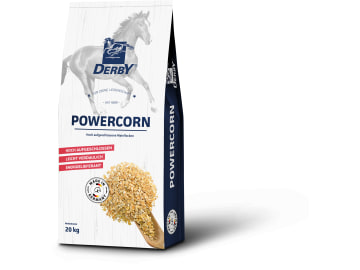 DERBY® Powercorn hydrothermisch aufgeschlossene Maisflocken zur energetischen Aufwertung von Futerrationen 20 kg Sack DERBY® Powercorn hydrothermisch aufgeschlossene Maisflocken zur energetischen Aufwertung von Futerrationen 20 kg Sack