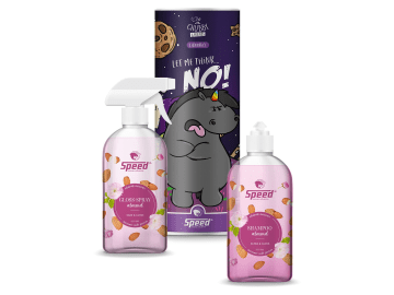 SPEED Care'n'Snack Set ALMOND Spar-Set aus Pflegeprodukten und Belohnung für Pferde Pellet 3 teilig Set SPEED Care'n'Snack Set ALMOND Spar-Set aus Pflegeprodukten und Belohnung für Pferde Pellet 3 teilig Set