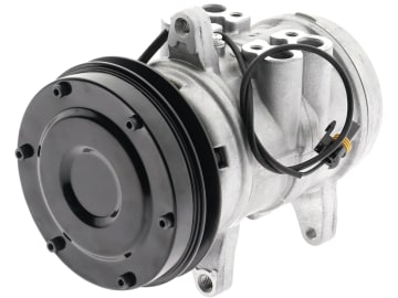 Klimakompressor 12 V mit Riemenscheibe Ø 146 mm, 1 Rippen, für John Deere, Denso: 6E171, 850516N Klimakompressor 12 V mit Riemenscheibe Ø 146 mm, 1 Rippen, für John Deere, Denso: 6E171, 850516N
