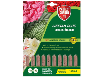 Lizetan Plus Combistäbchen Pflanzenschutzmittel und Dünger in einem, gegen Blattläuse und Weiße Fliege an Zierpflanzen Lizetan Plus Combistäbchen Pflanzenschutzmittel und Dünger in einem, gegen Blattläuse und Weiße Fliege an Zierpflanzen