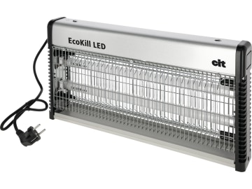 KERBL Fliegenvernichter "EcoKill LED" 2 x 7 W UVA-LED, blau, max. 150 m², Aluminiumgehäuse, 299938 KERBL Fliegenvernichter "EcoKill LED" 2 x 7 W UVA-LED, blau, max. 150 m², Aluminiumgehäuse, 299938