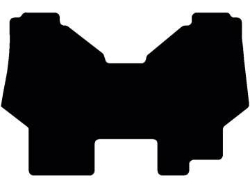Fußmatte gekettelt, aus Velours, schwarz, für Case IH Traktor CS, ab Bj. 94 Fußmatte gekettelt, aus Velours, schwarz, für Case IH Traktor CS, ab Bj. 94