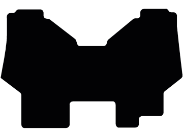 Fußmatte gekettelt, aus Velours, schwarz, für Case IH Traktor C 70, Bj. 96 – 08 Fußmatte gekettelt, aus Velours, schwarz, für Case IH Traktor C 70, Bj. 96 – 08