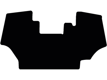 Fußmatte gekettelt, aus Velours, schwarz, für Kubota Traktor M8560 Fußmatte gekettelt, aus Velours, schwarz, für Kubota Traktor M8560
