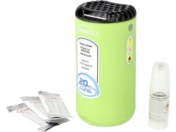 Thermacell Mückenabwehr Protect (Grün) für 12 Stunden Schutz, 1 St. inkl. 3 Wirkstoffplättchen und 1 Gaskartusche für 20m² 1 St. Thermacell Mückenabwehr Protect (Grün) für 12 Stunden Schutz, 1 St. inkl. 3 Wirkstoffplättchen und 1 Gaskartusche für 20m² 1 St.
