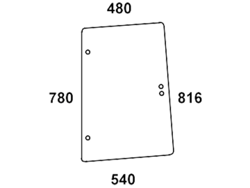 Seitenscheibe, grün, links/rechts, für Hürlimann H 360, H 470 - Kabine Siac, Lamborghini H 360, H 470 - Kabine Siac, Same Silver 80, 90 - Kabine Silver Seitenscheibe, grün, links/rechts, für Hürlimann H 360, H 470 - Kabine Siac, Lamborghini H 360, H 470 - Kabine Siac, Same Silver 80, 90 - Kabine Silver