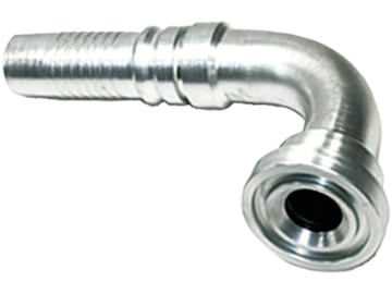 SAE-Flanschnippel "SFL-S 3000 PSI" leicht, 90 °, Stahl, mit Ausreißsicherung INTERLOCK, NW DN 20 - 3/4", Ø 44,5 mm SAE-Flanschnippel "SFL-S 3000 PSI" leicht, 90 °, Stahl, mit Ausreißsicherung INTERLOCK, NW DN 20 - 3/4", Ø 44,5 mm