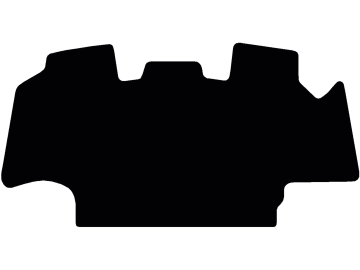 Fußmatte gekettelt, aus Velours, schwarz, für Ford New Holland Traktor Serie T8, ab Bj. 14 Fußmatte gekettelt, aus Velours, schwarz, für Ford New Holland Traktor Serie T8, ab Bj. 14