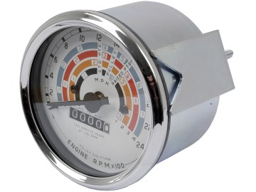 Traktormeter Ø 73/80 mm, 0 bis 24 mile/h, rechtsdrehend, für Fordson Major, Power Major Traktormeter Ø 73/80 mm, 0 bis 24 mile/h, rechtsdrehend, für Fordson Major, Power Major