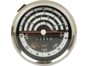 Traktormeter Ø 94/100 mm, 0 bis 26 km/h, rechtsdrehend, für Case IH 433, 533, 553, 624, 633, 644, 654, 724, 733, 743, 744, 745, 824, 844, 844 S, 845 Traktormeter Ø 94/100 mm, 0 bis 26 km/h, rechtsdrehend, für Case IH 433, 533, 553, 624, 633, 644, 654, 724, 733, 743, 744, 745, 824, 844, 844 S, 845