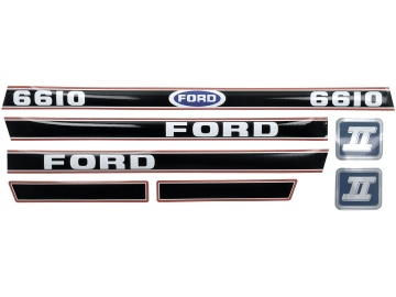Aufklebersatz "Ford 6610 Force II" für Ford New Holland, Vergl. Nr. Ford New Holland: 83952741, EFPN16605EA Aufklebersatz "Ford 6610 Force II" für Ford New Holland, Vergl. Nr. Ford New Holland: 83952741, EFPN16605EA
